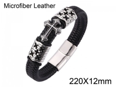 HY Wholesale Jewelry Bracelets (Leather)-HY0010B0151IID