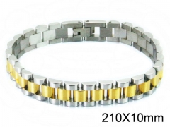HY Wholesale Stainless Steel 316L Bracelets (Strap Style)-HY09B1018IVV