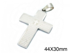 HY Wholesale Stainless Steel 316L Cross Pendant-HY09P1000KQ
