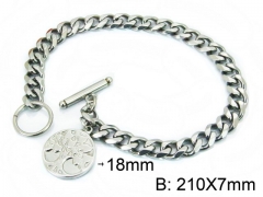HY Wholesale Stainless Steel 316L Bracelets (Populary)-HY06B1012NW
