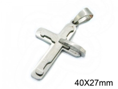HY Wholesale Stainless Steel 316L Cross Pendant-HY09P1005PU
