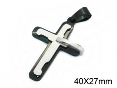 HY Wholesale Stainless Steel 316L Cross Pendant-HY09P1007HFF