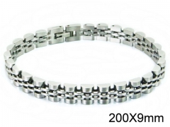 HY Wholesale Stainless Steel 316L Bracelets (Strap Style)-HY09B1007HNA