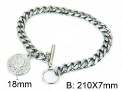 HY Wholesale Stainless Steel 316L Bracelets (Populary)-HY06B1018NB