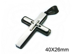 HY Wholesale Stainless Steel 316L Cross Pendant-HY09P1015PU