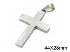 HY Wholesale Stainless Steel 316L Cross Pendant-HY09P1002OW