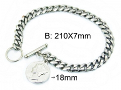 HY Wholesale Stainless Steel 316L Bracelets (Populary)-HY06B1010NQ