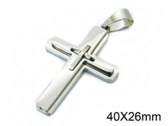 HY Wholesale Stainless Steel 316L Cross Pendant-HY09P1013OD