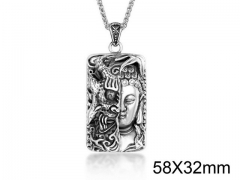 HY Wholesale Stainless steel 316L Religion Pendant (not includ chain)-HY0011P0092