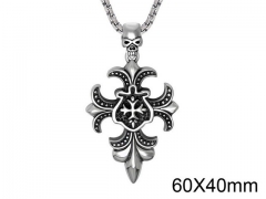 HY Wholesale Stainless steel 316L Skull Pendant (not includ chain)-HY0011P0013