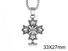 HY Wholesale Stainless Steel 316L Hot Cross Pendant (not includ chain)-HY0011P0178