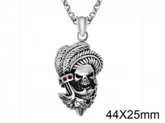 HY Wholesale Stainless steel 316L Skull Pendant (not includ chain)-HY0011P0168
