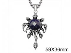 HY Wholesale Stainless steel 316L Crystal or Zircon Pendant (not includ chain)-HY0011P0160