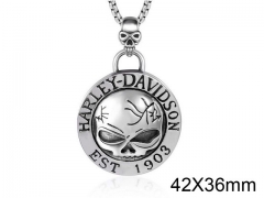 HY Wholesale Stainless steel 316L Skull Pendant (not includ chain)-HY0011P0029