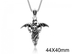 HY Wholesale Stainless steel 316L Skull Pendant (not includ chain)-HY0011P0058