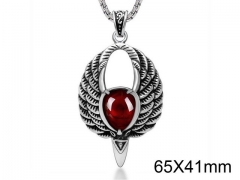 HY Wholesale Stainless steel 316L Crystal or Zircon Pendant (not includ chain)-HY0011P0059