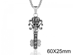 HY Wholesale Stainless steel 316L Skull Pendant (not includ chain)-HY0011P0150
