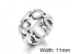 HY Wholesale Titanium Steel Popular Casting Rings-HY0011R047
