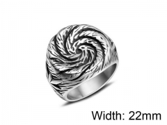 HY Wholesale Titanium Steel Popular Casting Rings-HY0011R013