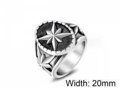 HY Wholesale Titanium Steel Popular Casting Rings-HY0011R073