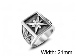 HY Wholesale Titanium Steel Popular Casting Rings-HY0011R071