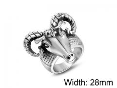 HY Wholesale Titanium Steel Popular Casting Rings-HY0011R076