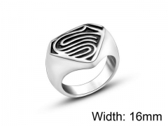HY Wholesale Titanium Steel Popular Casting Rings-HY0011R057