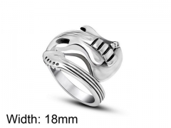 HY Wholesale Titanium Steel Popular Casting Rings-HY0011R019