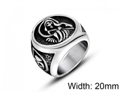 HY Wholesale Titanium Steel Popular Casting Rings-HY0011R079