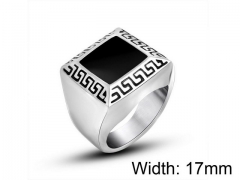 HY Wholesale Titanium Steel Popular Casting Rings-HY0011R049