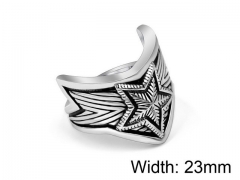HY Wholesale Titanium Steel Popular Casting Rings-HY0011R051