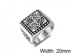 HY Wholesale Titanium Steel Popular Casting Rings-HY0011R103