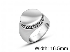 HY Wholesale Titanium Steel Popular Casting Rings-HY0011R017