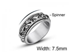 HY Wholesale Titanium Steel Popular Casting Rings-HY0011R116