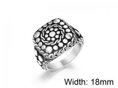HY Wholesale Titanium Steel Popular Casting Rings-HY0011R066