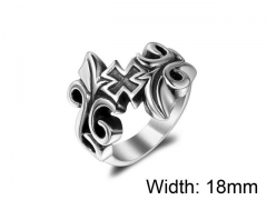 HY Wholesale Titanium Steel Popular Casting Rings-HY0011R034