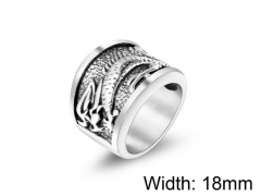 HY Wholesale Titanium Steel Popular Casting Rings-HY0011R090