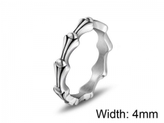 HY Wholesale Titanium Steel Popular Casting Rings-HY0011R005