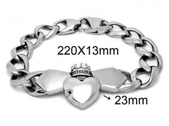 HY Wholesale Titanium Steel/Stainless Steel 316L Bracelets-HY0011B058