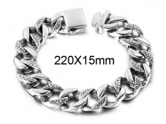 HY Wholesale Titanium Steel/Stainless Steel 316L Bracelets-HY0011B038