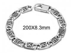 HY Wholesale Titanium Steel/Stainless Steel 316L Bracelets-HY0011B008