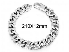 HY Wholesale Titanium Steel/Stainless Steel 316L Bracelets-HY0011B054