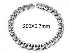 HY Wholesale Titanium Steel/Stainless Steel 316L Bracelets-HY0011B021