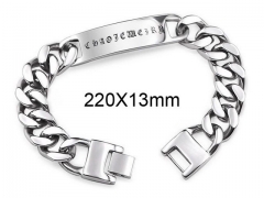 HY Wholesale Titanium Steel/Stainless Steel 316L Bracelets-HY0011B027