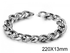HY Wholesale Titanium Steel/Stainless Steel 316L Bracelets-HY0011B009