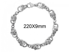 HY Wholesale Titanium Steel/Stainless Steel 316L Bracelets-HY0011B011