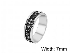 HY Wholesale Titanium Steel Casting Rings-HY0013R218