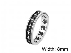 HY Wholesale Titanium Steel Casting Rings-HY0013R216