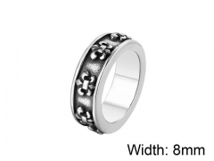 HY Wholesale Titanium Steel Casting Rings-HY0013R217