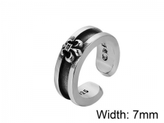 HY Wholesale Titanium Steel Casting Rings-HY0013R219